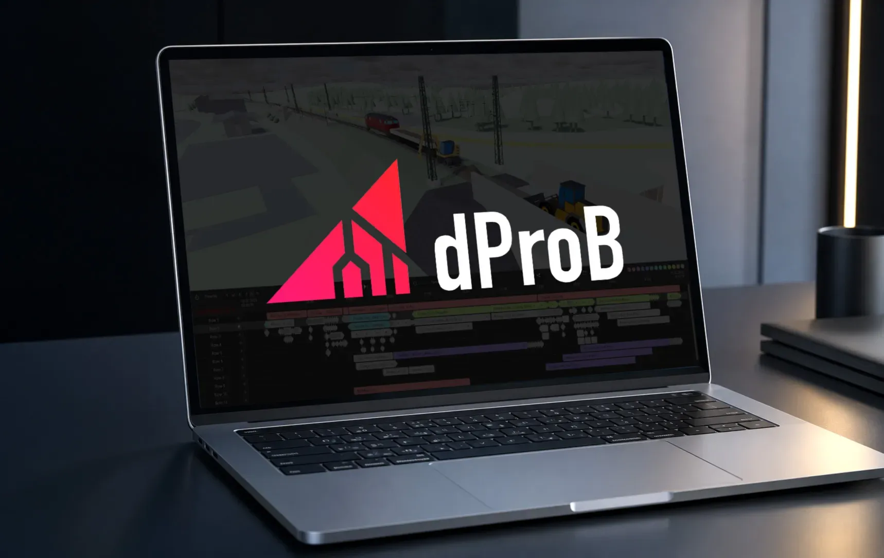 dProB Software auf einem Laptop